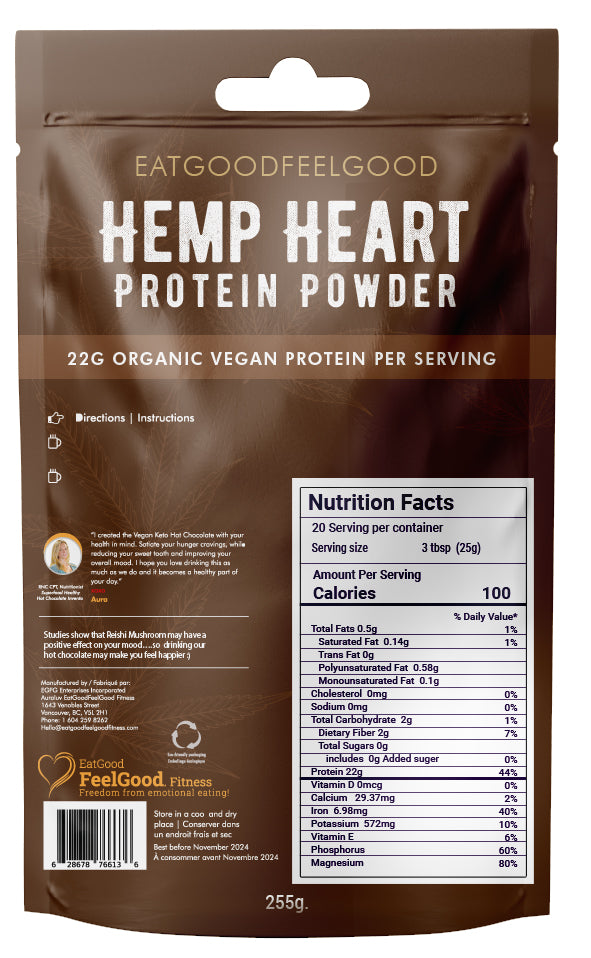 Hemp Hearts Protein Powder Buy one Get One Free
