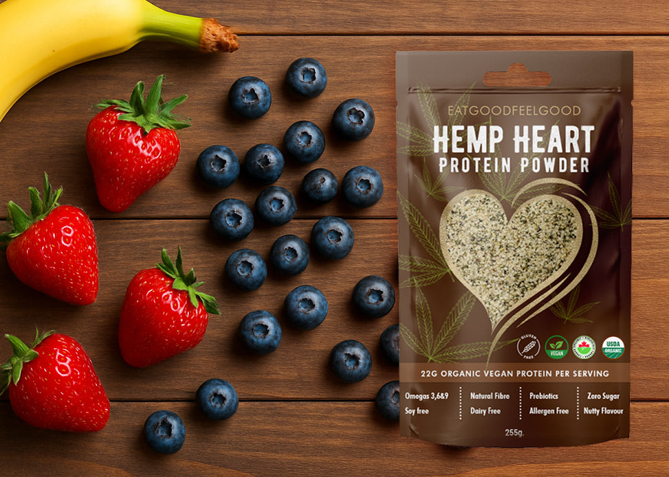 Hemp Heart Protein Powder 2 bags (1 chocolate and 1 plain) Monthly subscription