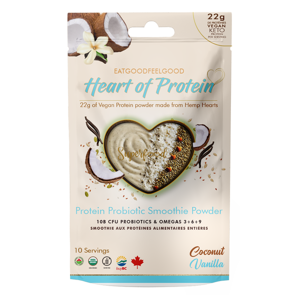 RECEIVE 2 free bags probiotic protein powder when you subscribe to coaching