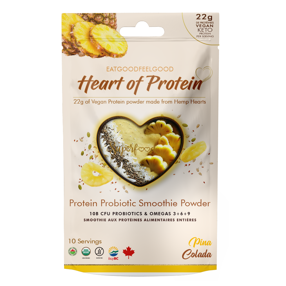 RECEIVE 2 free bags probiotic protein powder when you subscribe to coaching